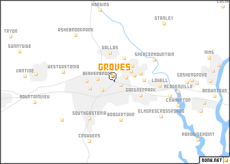 map of Groves