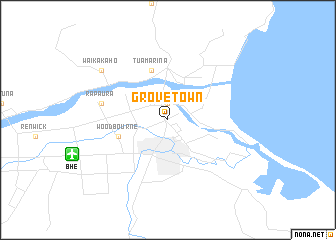 map of Grovetown