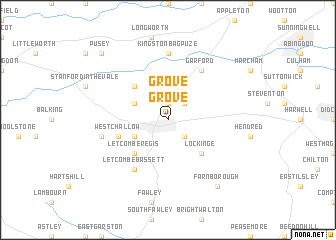 map of Grove