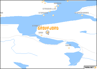 map of Grovfjord