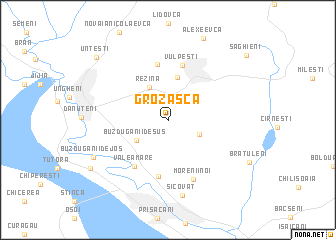 map of Grozasca