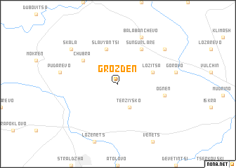map of Grozden