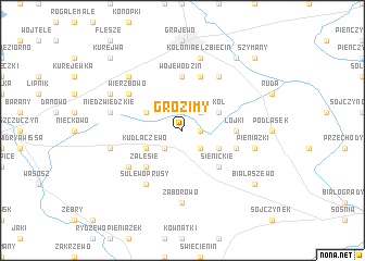 map of Grozimy