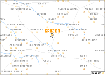 map of Grozon