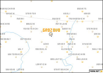 map of Grozovo