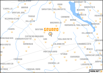 map of Gruaro