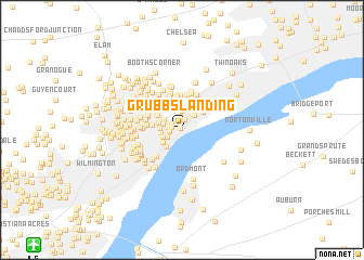 map of Grubbs Landing