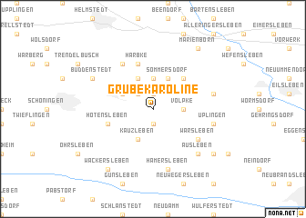 map of Grube Karoline