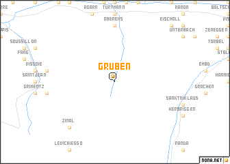 map of Gruben