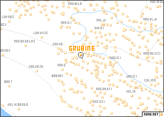 map of Grubine