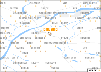 map of Grubno