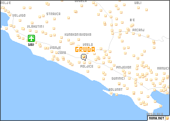 map of Gruda