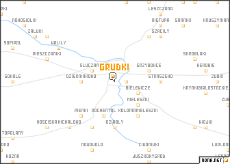 map of Grudki