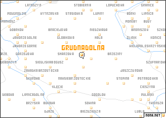 map of Grudna Dolna