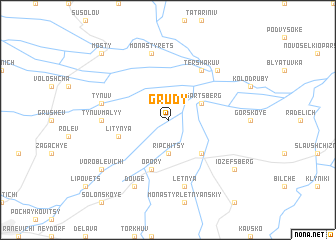 map of Grudy