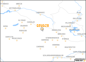 map of Grudza