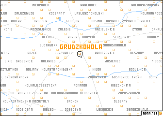 map of Grudzkowola