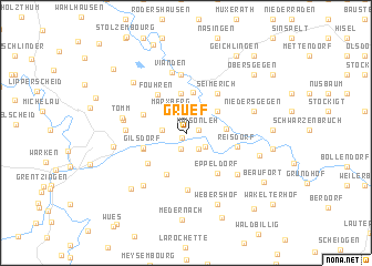 map of Gruef