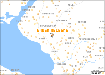 map of (( Gruemirë-Çesme ))