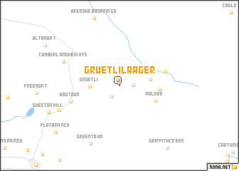 map of Gruetli-Laager