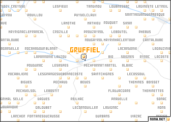 map of Gruffiel