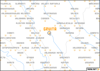 map of Gruiţa