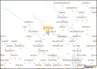 map of Gruiu