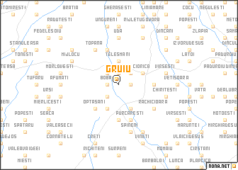 map of Gruiu