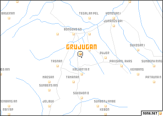 map of Grujugan