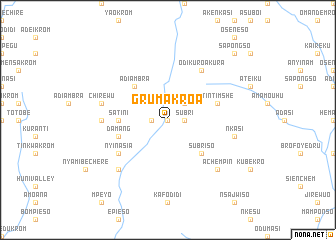 map of Grumakroa