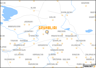 map of Grumbliai