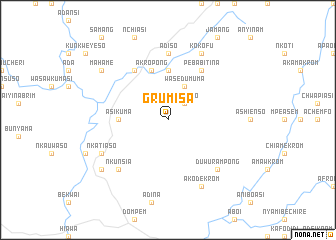 map of Grumisa