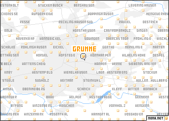 map of Grumme