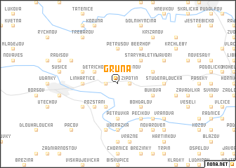 map of Gruna