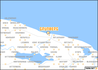 map of Grünberg