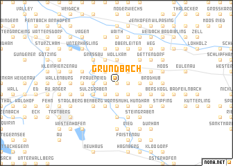 map of Grundbach
