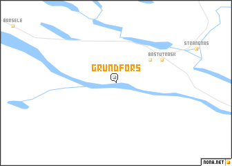 map of Grundfors