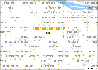 map of Grundoldendorf