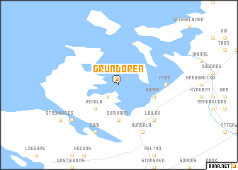 map of Grundören