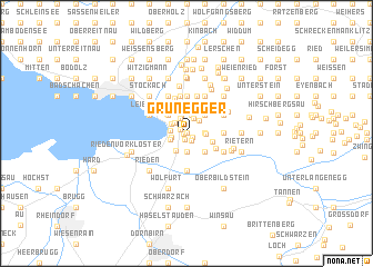 map of Grünegger