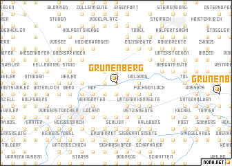 map of Grünenberg