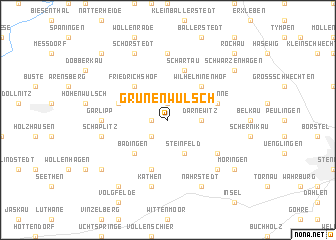 map of Grünenwulsch