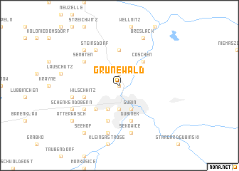 map of Grunewald