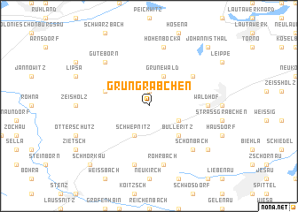 map of Grüngräbchen