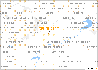 map of Grünhaide