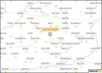 map of Grünhof