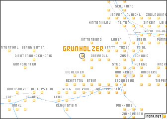 map of Grünholzer