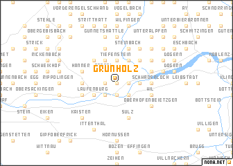 map of Grunholz