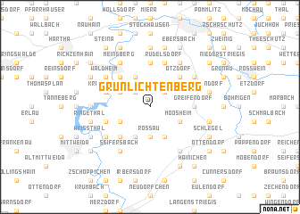 map of Grünlichtenberg