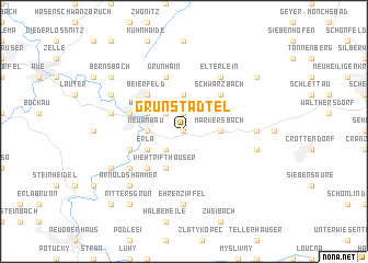 map of Grünstädtel